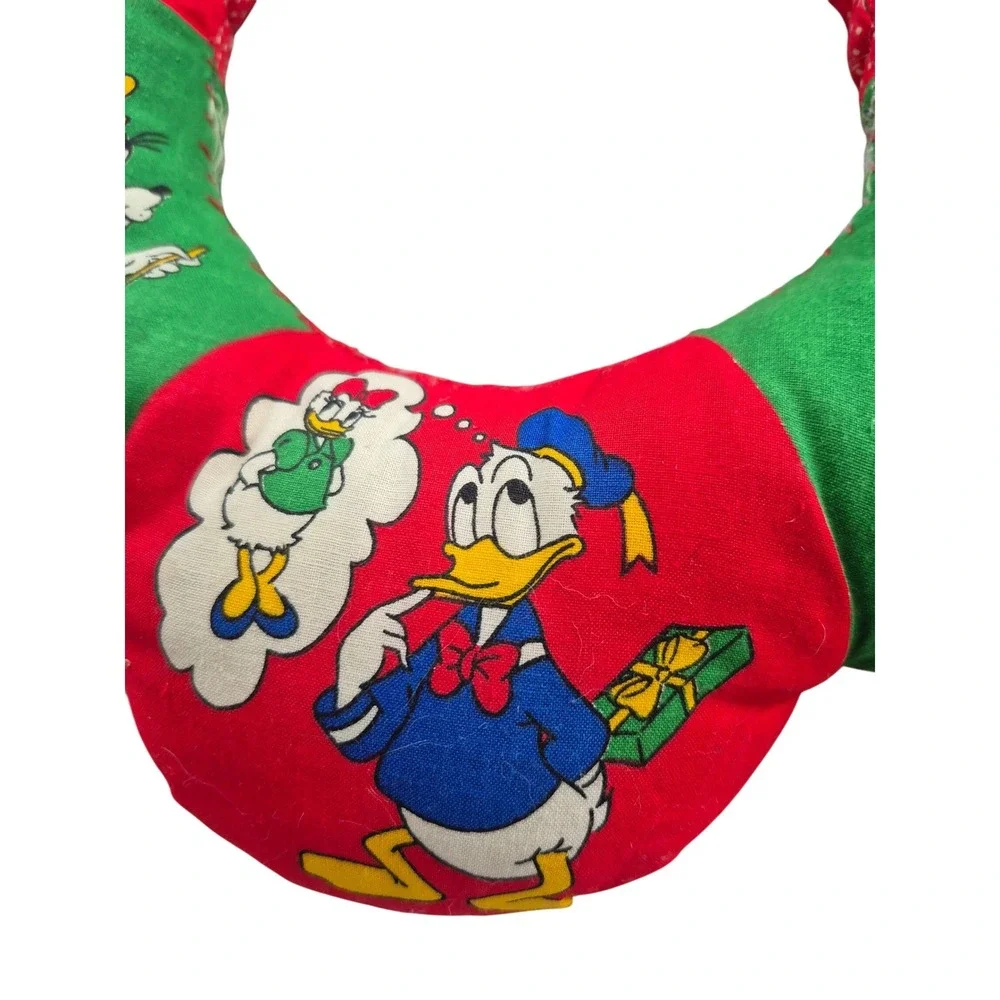 Vintage 1970s Disney Christmas Wreath Mickey Donald Goofy Pluto Pinocchio‎ Decor